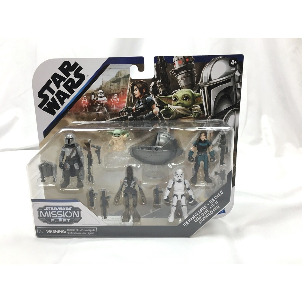 New Star Wars Mandalorian Mission Fleet Figures Cara Dune Stormtrooper Child